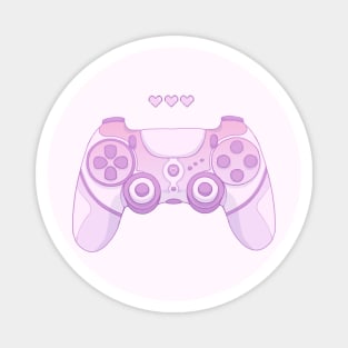 Cute game controller Purple Magnet